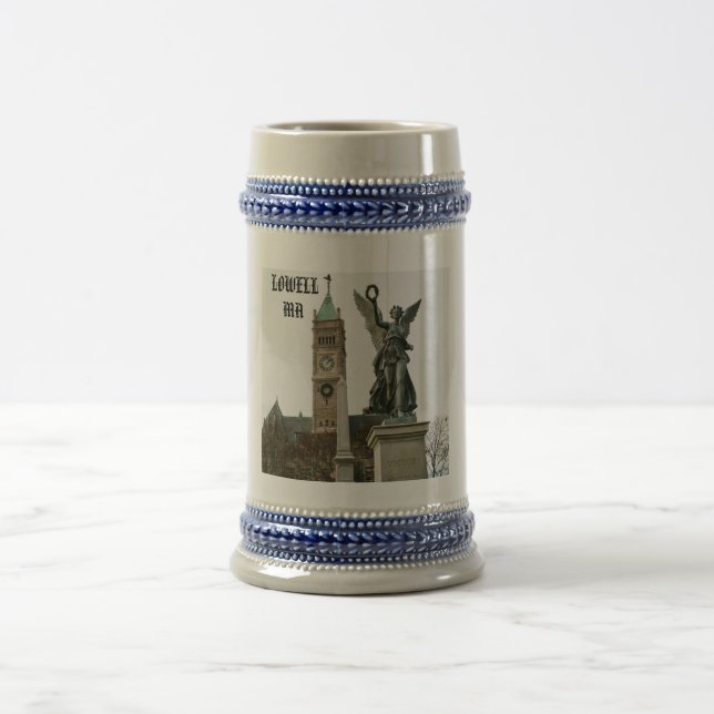 LOWELL MASSACHUSETTS BEER STEIN (Center)
