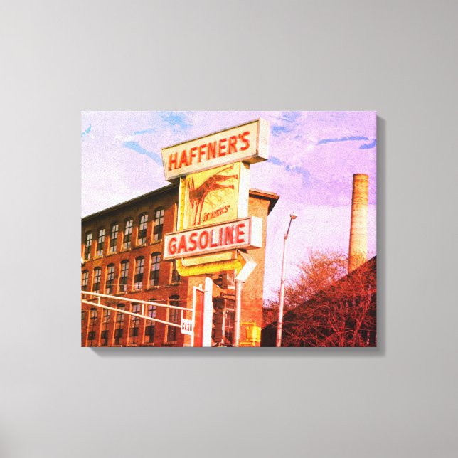 LOWELL MASSACHUSETTS HAFFNERS WRAPPED CANVAS PRINT (Front)