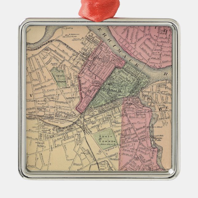 Lowell Metal Ornament (Front)