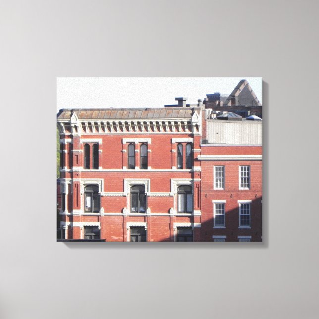 LOWELL ROOF TOP SERIES WRAPPED CANVAS PRINT (Front)