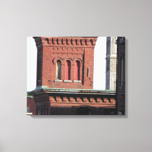 LOWELL ROOF TOPS WRAPPED CANVAS PRINT