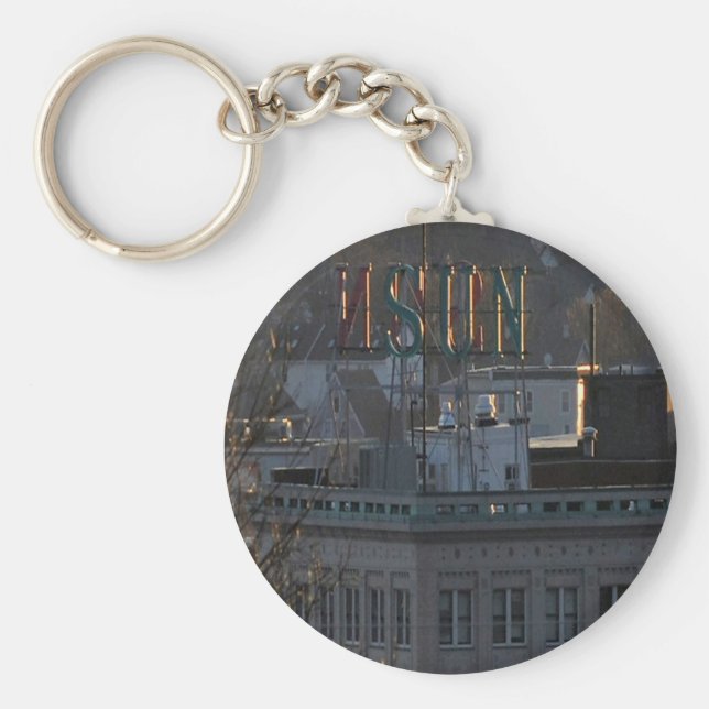 LOWELL SUN BUILDING KEYCHAIN (Front)