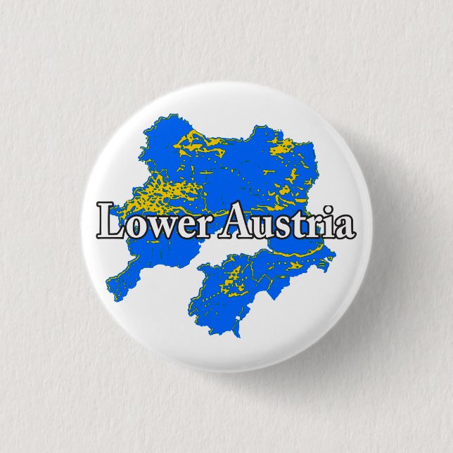 Lower Austria 1 Inch Round Button (Front)