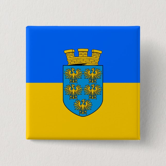 Lower Austria, Austria 2 Inch Square Button (Front)