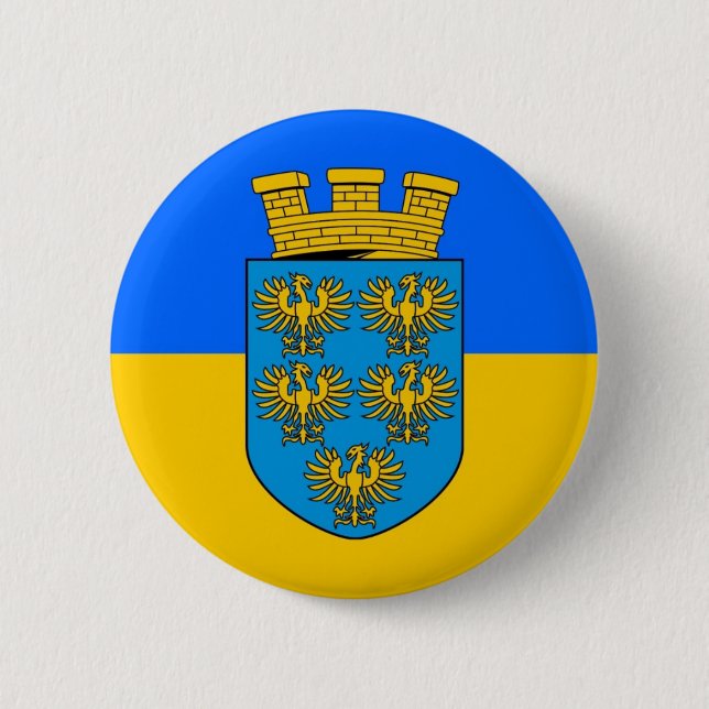 Lower Austria Flag 2 Inch Round Button (Front)
