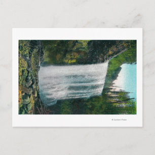 Lower Bridal Veil Falls on Colubia River Postcard
