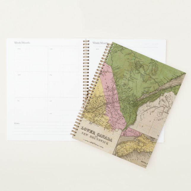 Lower Canada And New Brunswick Planner (Display)