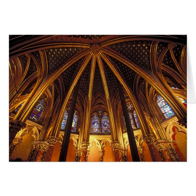 Lower chapel of La Sainte-Chapelle, Paris, (Front Horizontal)