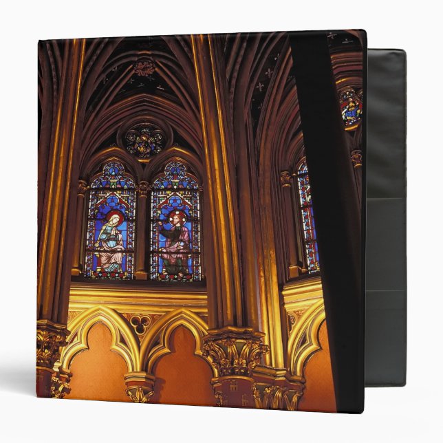 Lower chapel of La Sainte-Chapelle, Paris, 2 Binder (Front/Inside)