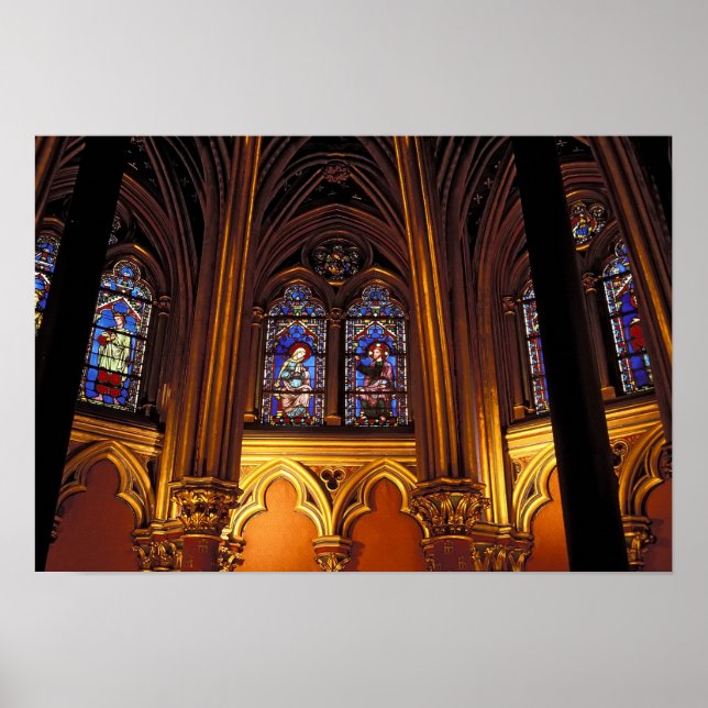 Lower chapel of La Sainte-Chapelle, Paris, 2 Poster (Front)