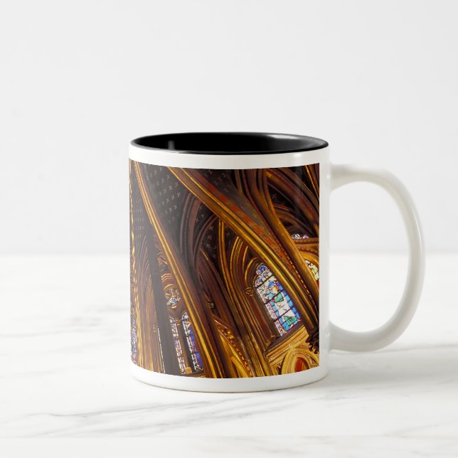 Lower chapel of La Sainte-Chapelle, Paris, Two-Tone Coffee Mug (Right)