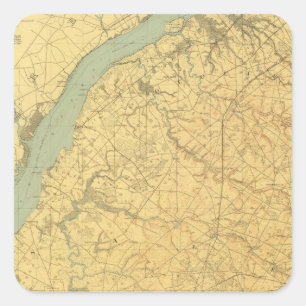 Lower Delaware Square Sticker