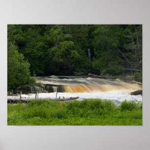 Lower Falls At Tahquamenon Poster
