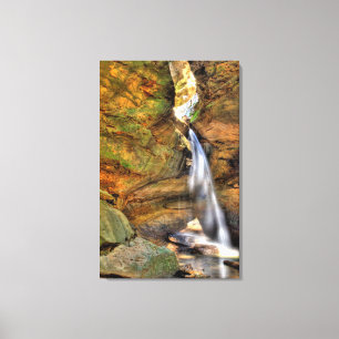 Lower Falls, Conkle's Hollow, Hocking Hills, Ohio Canvas Print