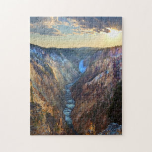 Lower Falls from Artist's Point Jigsaw Puzzle