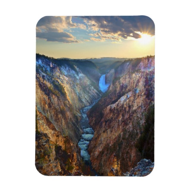 Lower Falls from Artist's Point Magnet (Vertical)