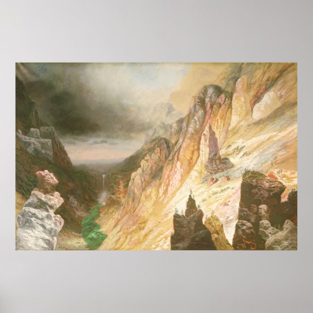 Lower Falls, Grand Canyon of the Yellowstone Poster (Front)