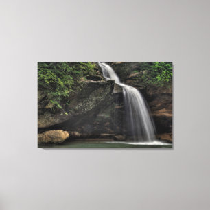 Lower Falls, Old Man's Cave, Hocking Hills, Ohio Canvas Print