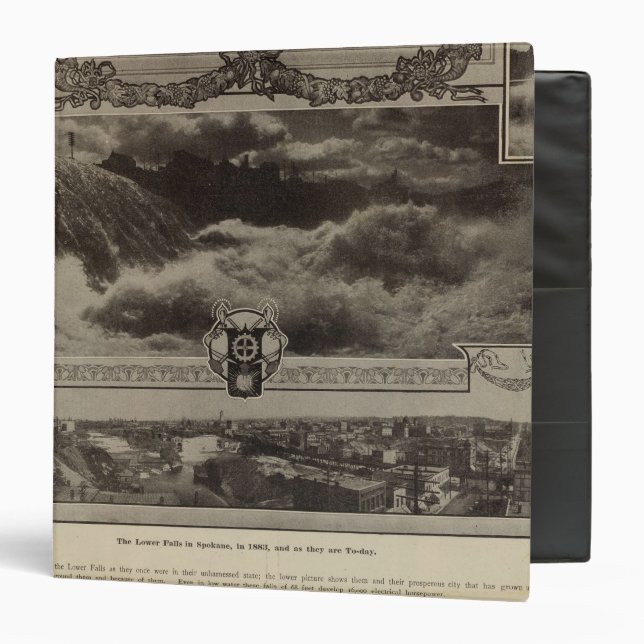 Lower Falls, Spokane Binder (Front/Inside)