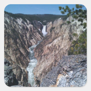 Lower Falls Square Sticker