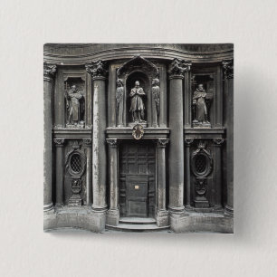 Lower half of the facade, 1637-41 2 inch square button