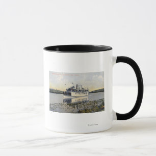 Lower Lake View of Steamer Klamath Mug