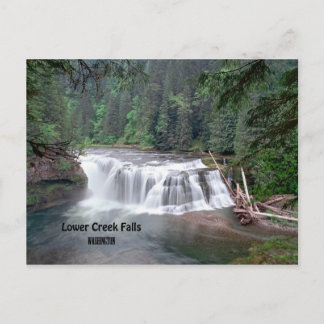 Lower Lewis Falls Washington postcard