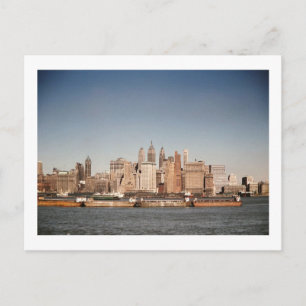 Lower Manhattan, New York City, 1950s Vintage Postcard