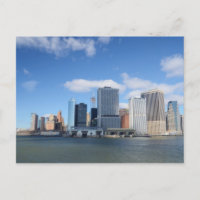 Lower Manhattan Skyline Postcard