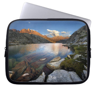 Lower Palisade Lake Sunset - John Muir Trail Laptop Sleeve