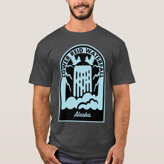 Lower Reid Falls Alaska T-Shirt (Front)