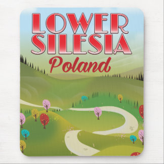 lower Silesia Poland travel poster Mouse Pad