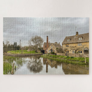 Lower Slaughter Reflections Jigsaw Puzzle