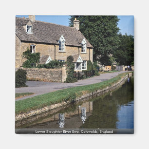 Lower Slaughter River Ewe, Cotswolds, England Magnet