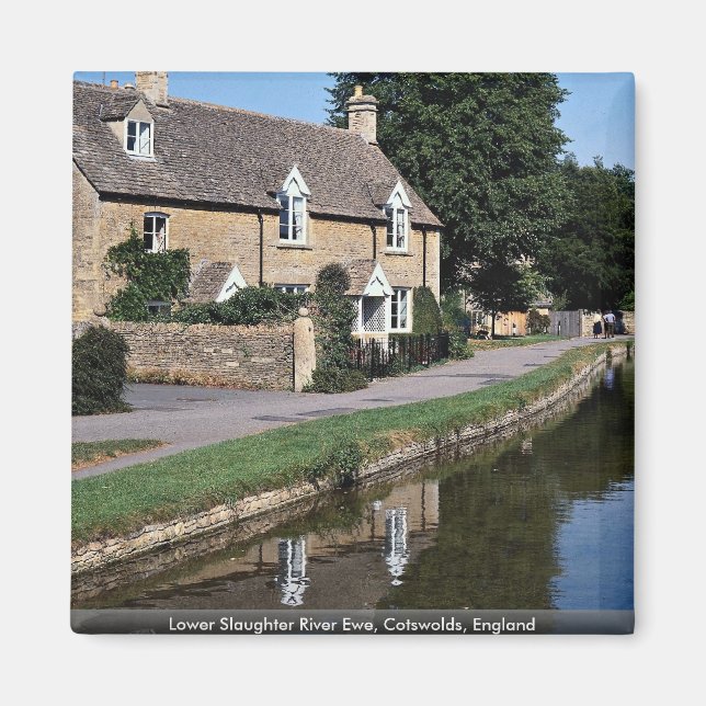 Lower Slaughter River Ewe, Cotswolds, England Magnet (Front)