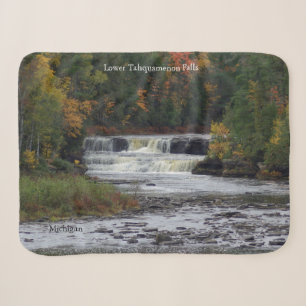 Lower Tahquamenon Falls sherpa blanket