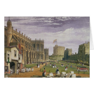 Lower Ward with a view of St George's Chapel and t
