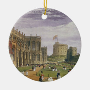 Lower Ward with a view of St George's Chapel and t Ceramic Ornament