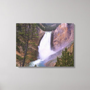 Lower Yellowstone Falls, Grand Canyon of Canvas Print
