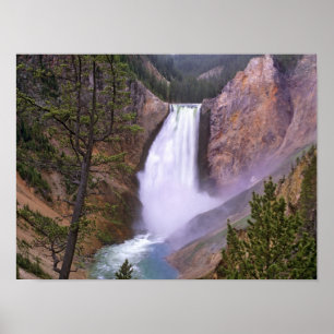 Lower Yellowstone Falls, Grand Canyon of Poster