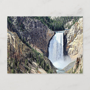 Lower Yellowstone Falls Postcard