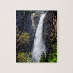 Lower Yosemite Falls Cascading Jigsaw Puzzle