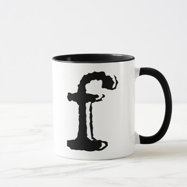 lowercase letter f mug (Right)