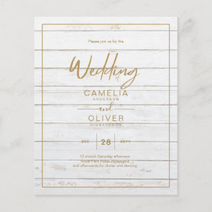 LOWEST BUDGET Gold Text Script Elegant Modern Flyer