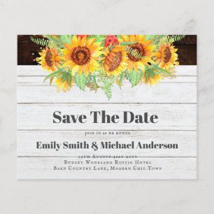 Lowest Budget Wedding FLYERS Sunflowers