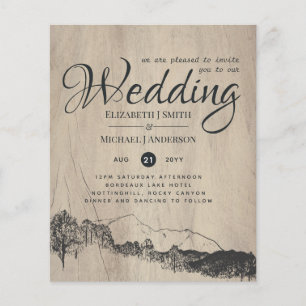 Lowest Budget Wedding Invitation FLYERS