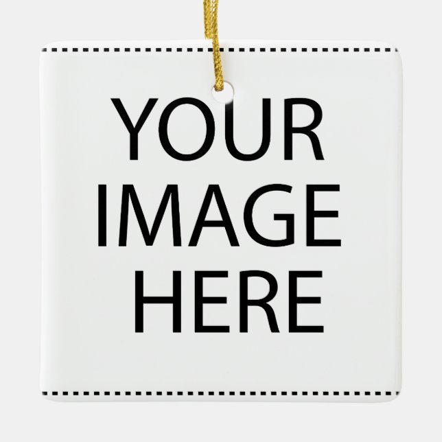 Lowest Sale Price offering on DIY Blank Templates Ceramic Ornament (Front)