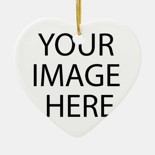 Lowest Sale Price offering on DIY Blank Templates Ceramic Ornament (Front)