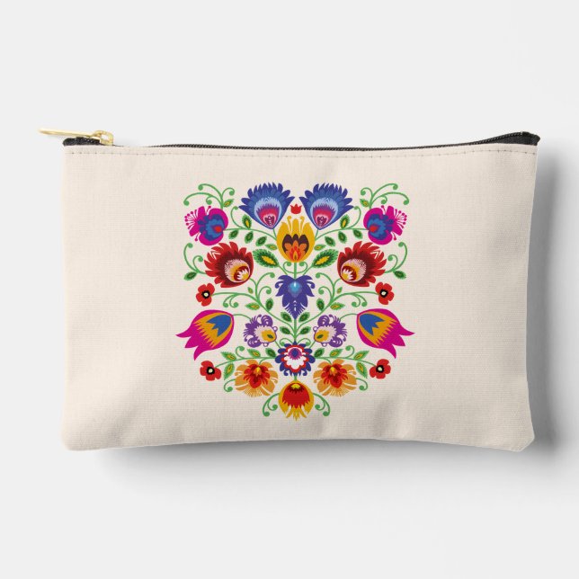 Lowicz Folk Mini Pouch (Front)