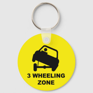 Lowrider 3 Wheeling Zone Keychain